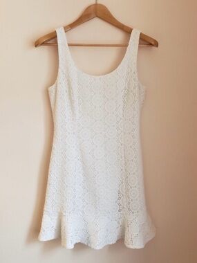 Lilly Pulitzer White Lace Mini Dress